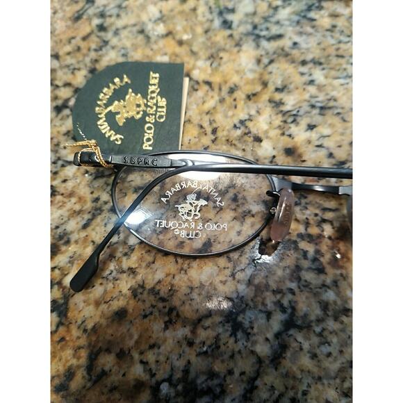 SANTA BARBARA POLO COL C26 Silver Oval Metal Frame Eyeglasses Japan - Picture 10 of 12